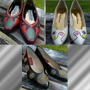 Shoe Bundle 3 Pairs  Margaret Jerrod  Vaneli East Beverly Feldman